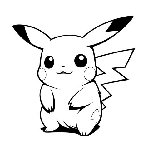 picachu para pintar|99 Dibujos de Pikachu para Colorear